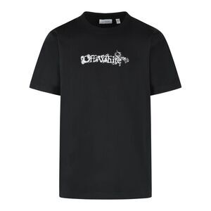 Off-White 'Heraldic' Black Cotton T-Shirt Men